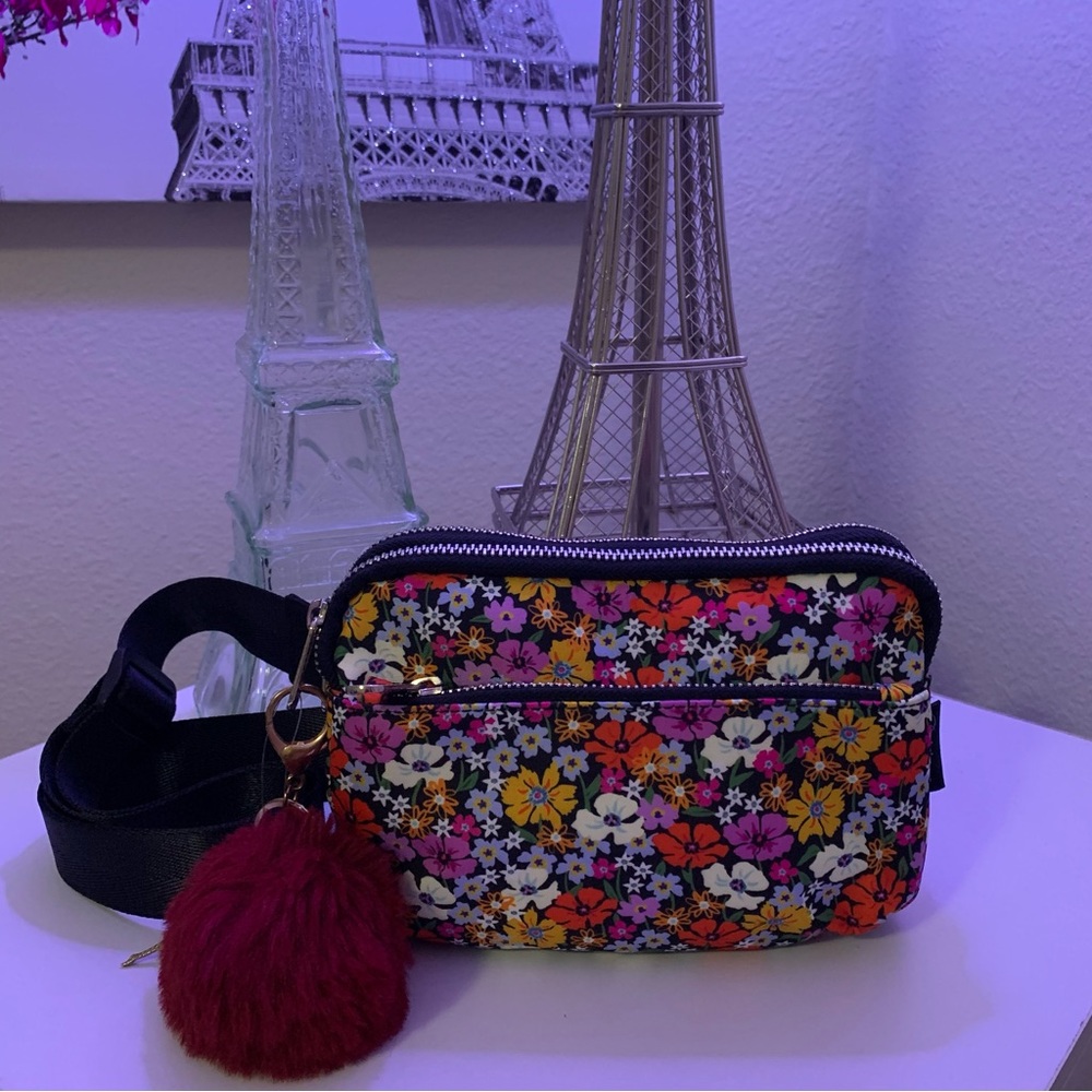 Brighton Painted Poppies Belt Bag